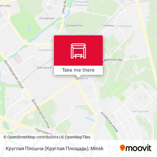 Круглая Плошча (Круглая Площадь) map