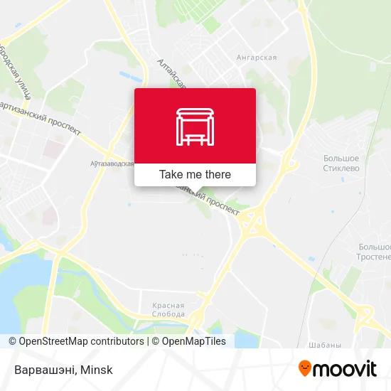 Варвашэні map