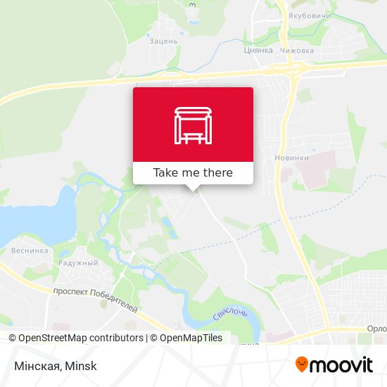 Мінская map