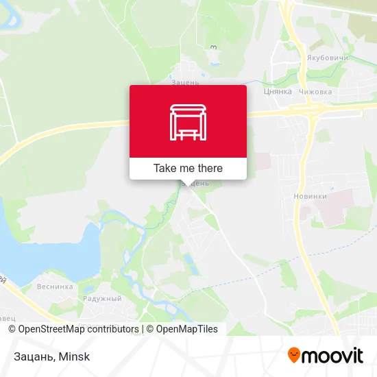 Зацань map