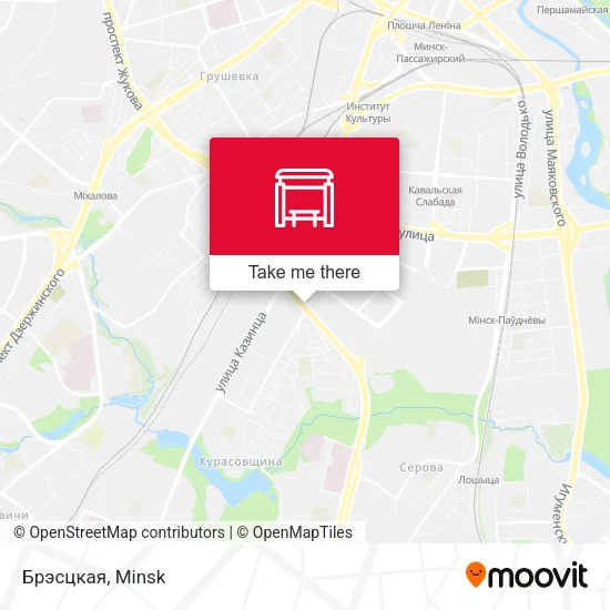 Брэсцкая map