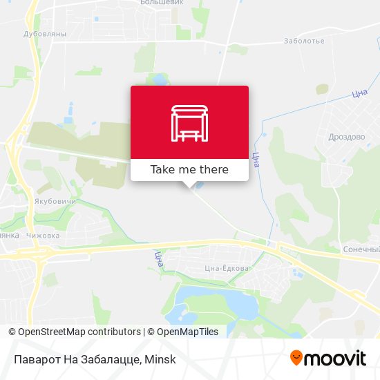 Паварот На Забалацце map