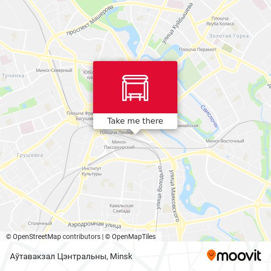 Аўтавакзал Цэнтральны map