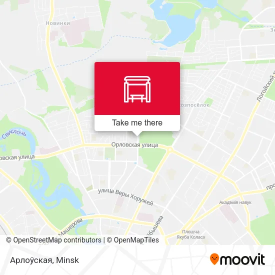 Арлоўская map