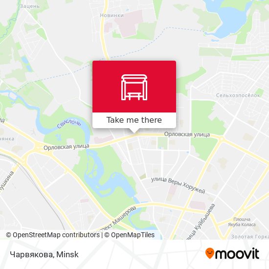 Чарвякова map