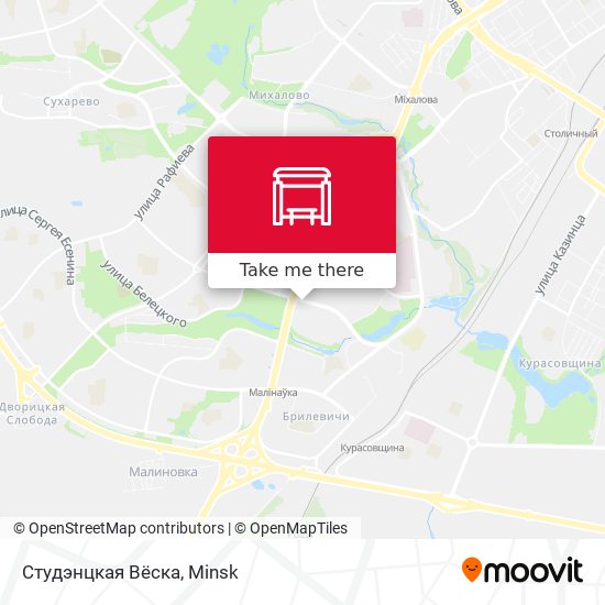 Студэнцкая Вёска map