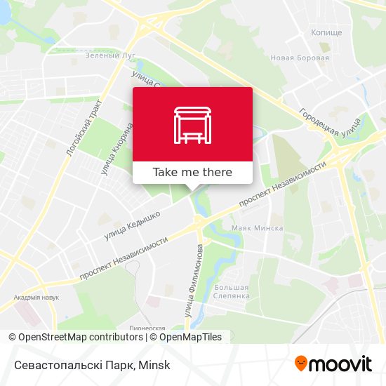 Севастопальскі Парк map