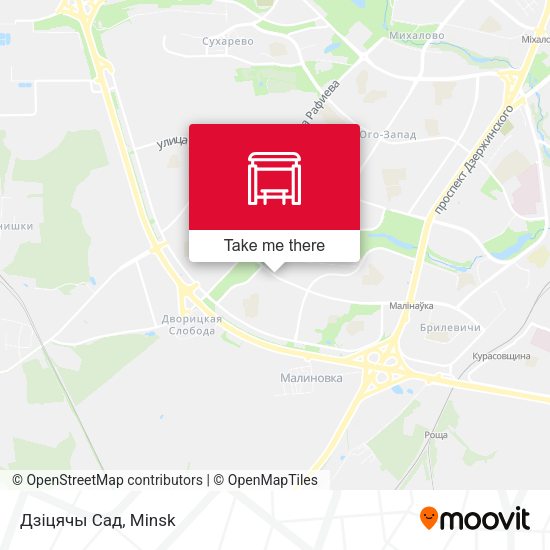 Дзіцячы Сад map