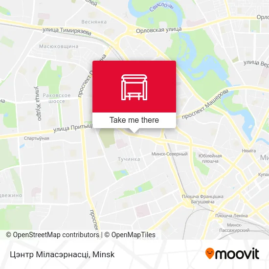 Цэнтр Міласэрнасці map
