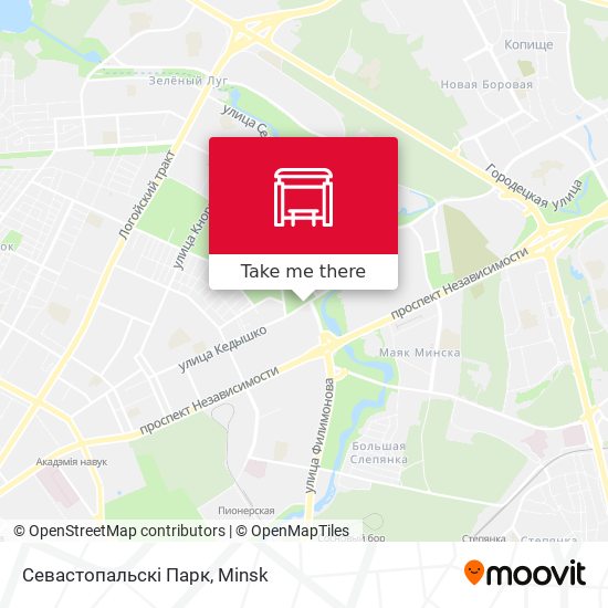 Севастопальскі Парк map