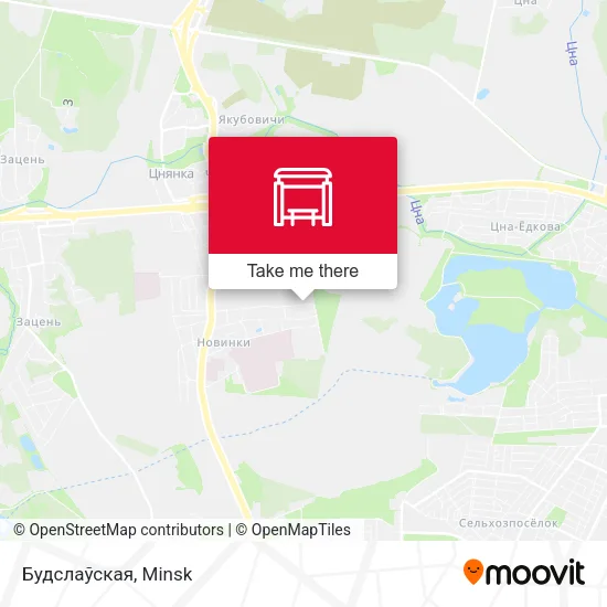 Будслаўская map