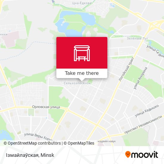 Ізмайлаўская map