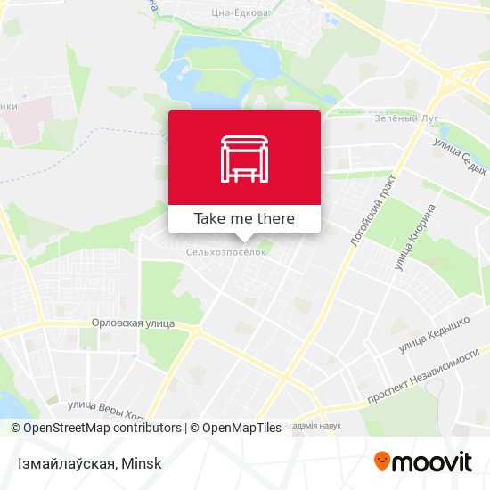 Ізмайлаўская map