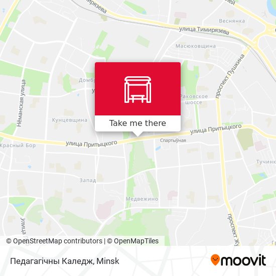 Педагагічны Каледж map