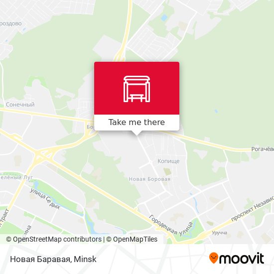 Новая Баравая map
