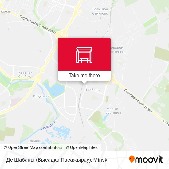 Дс Шабаны (Высадка Пасажыраў) map