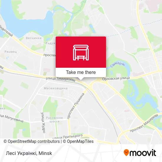 Лесі Украінкі map