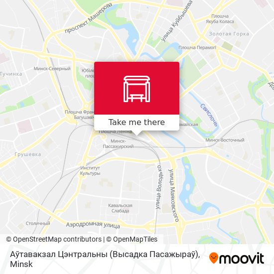 Аўтавакзал Цэнтральны (Высадка Пасажыраў) map