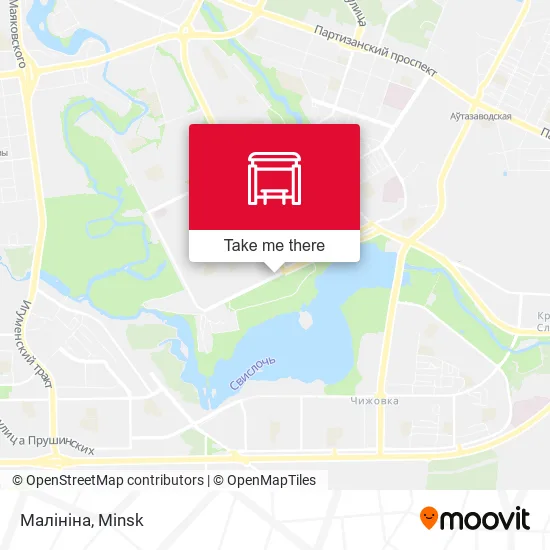 Малініна map