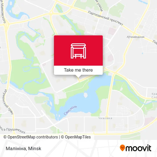Малініна map