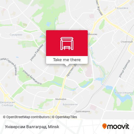 Універсам Валгаград map