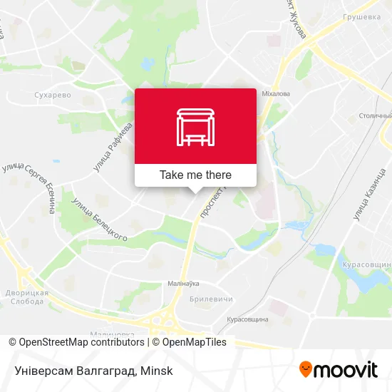 Універсам Валгаград map