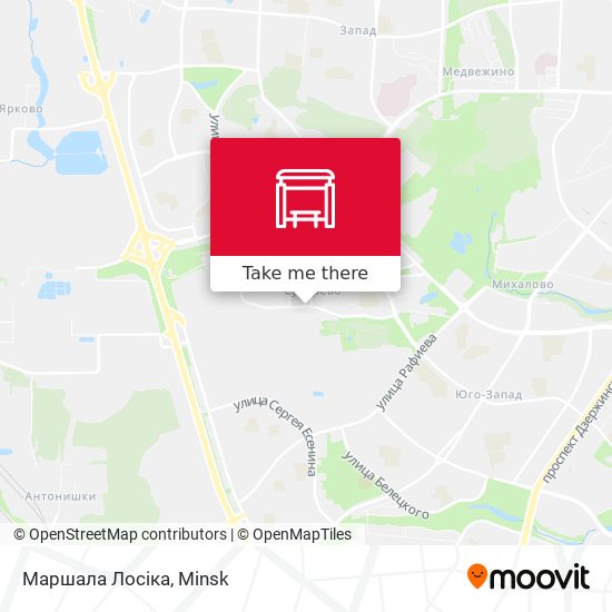 Маршала Лосіка map