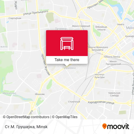 Ст.М. Грушаўка map