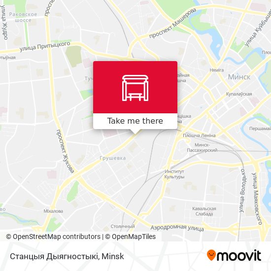 Станцыя Дыягностыкі map
