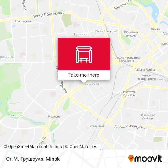 Ст.М. Грушаўка map