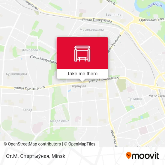 Ст.М. Спартыўная map