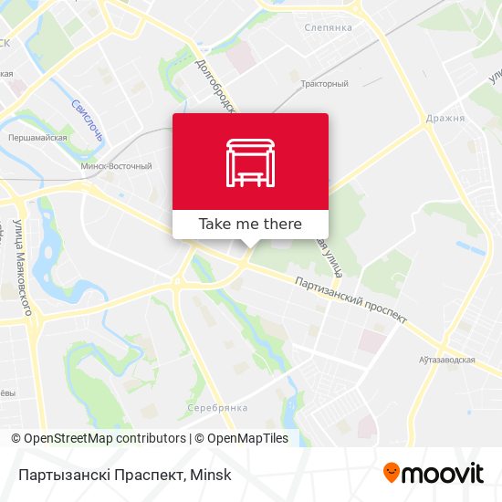 Партызанскі Праспект map