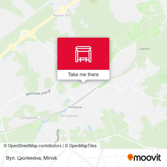 Вул. Цюленіна map