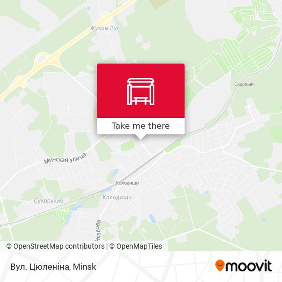 Вул. Цюленіна map