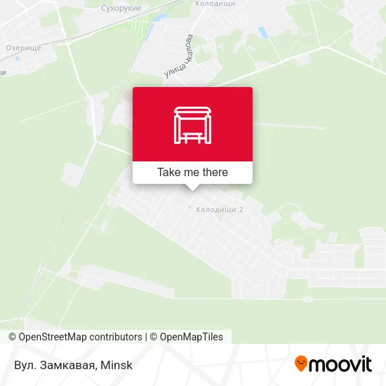 Вул. Замкавая map