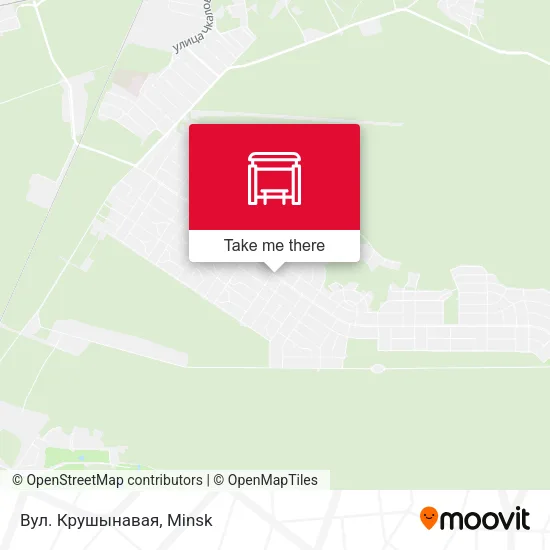 Вул. Крушынавая map