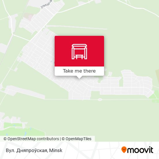 Вул. Дняпроўская map