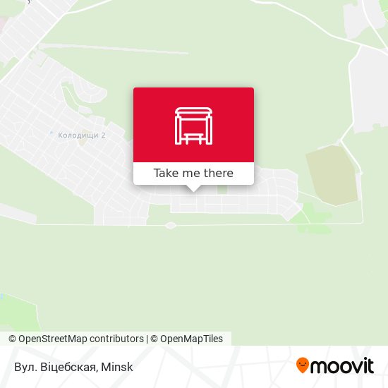 Вул. Віцебская map