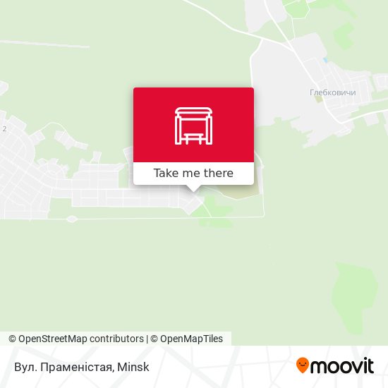 Вул. Праменістая map