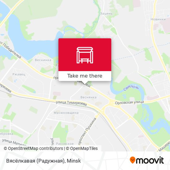Вясёлкавая (Радужная) map