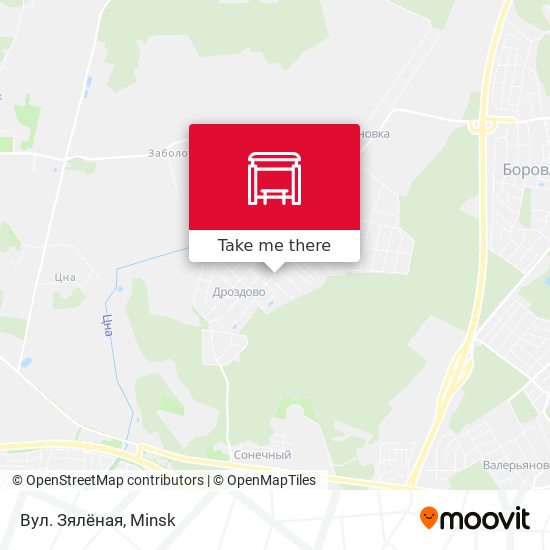 Вул. Зялёная map