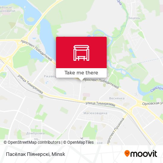Пасёлак Піянерскі map