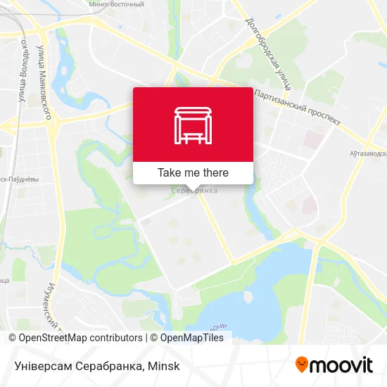 Універсам Серабранка map