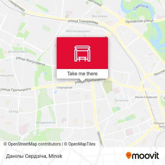 Данілы Сердзіча map