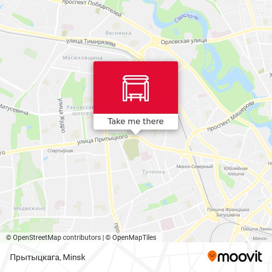 Прытыцкага map