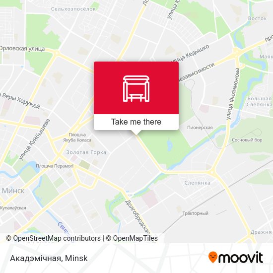 Акадэмічная map