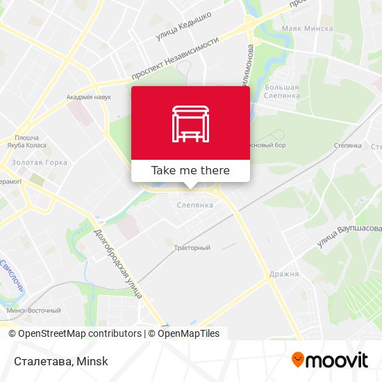 Сталетава map