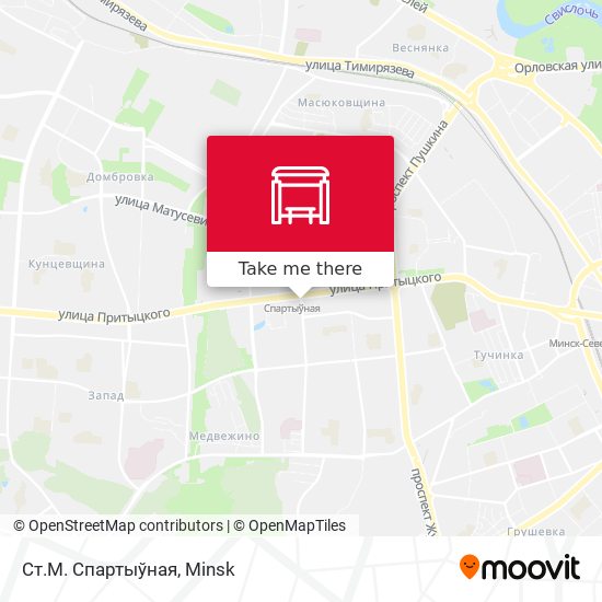 Ст.М. Спартыўная map