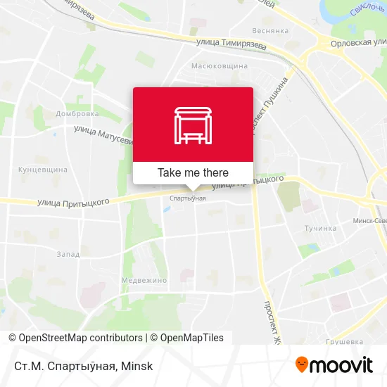 Ст.М. Спартыўная map