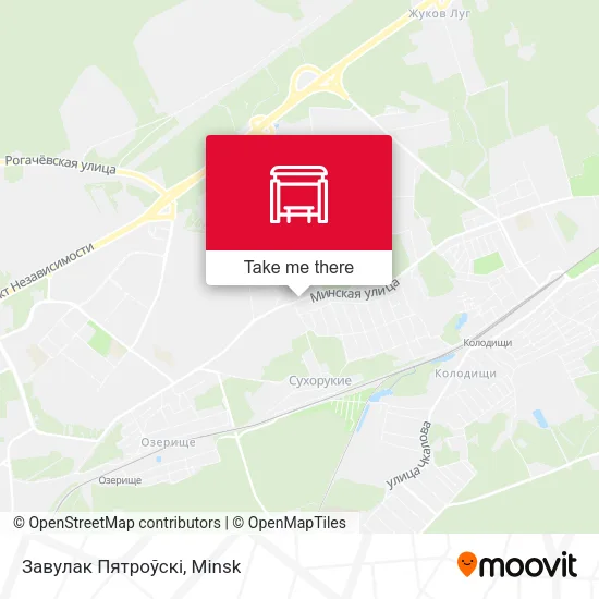Завулак Пятроўскі map